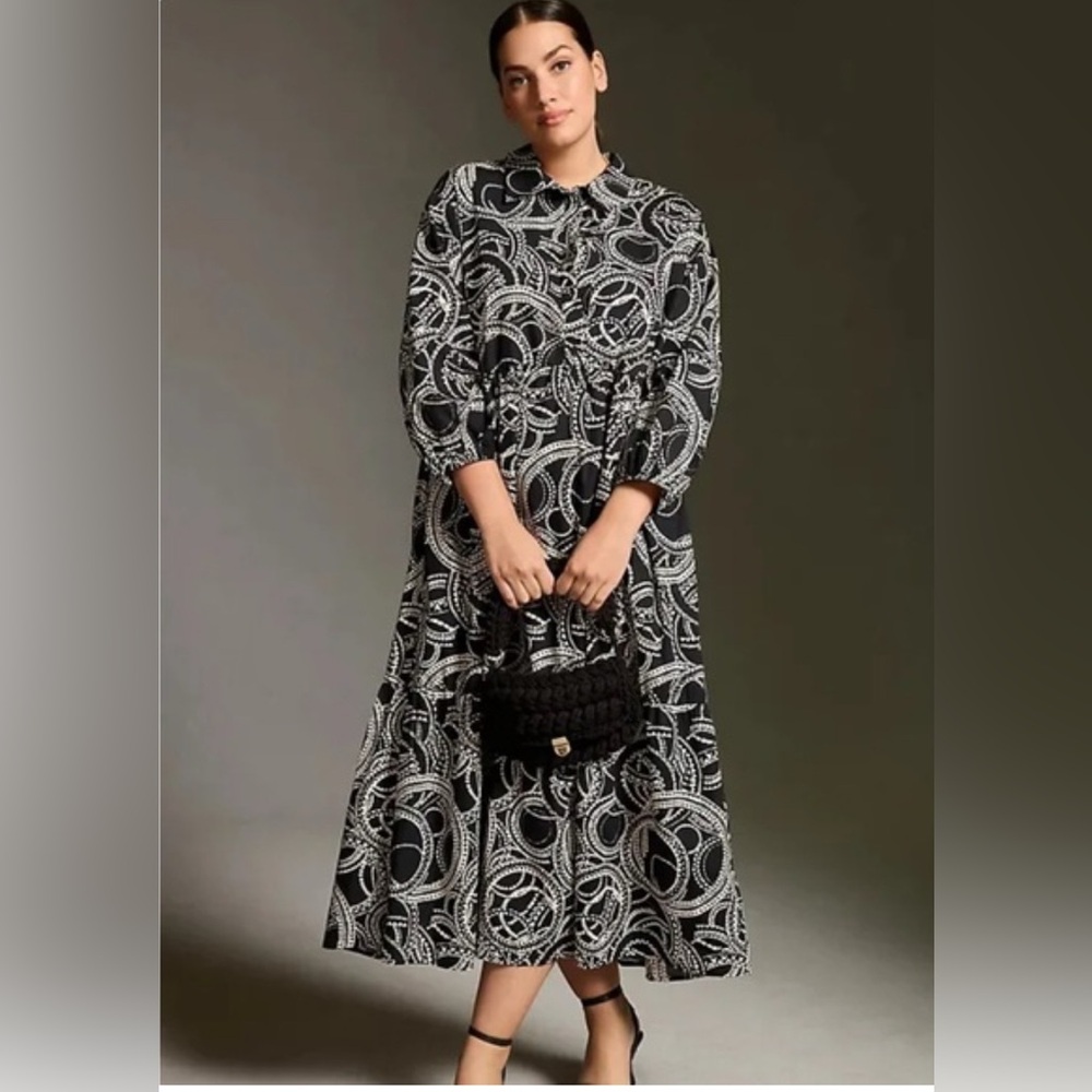 NWOT Anthropologie Maeve Bettina shirtdress size xl petite nwot